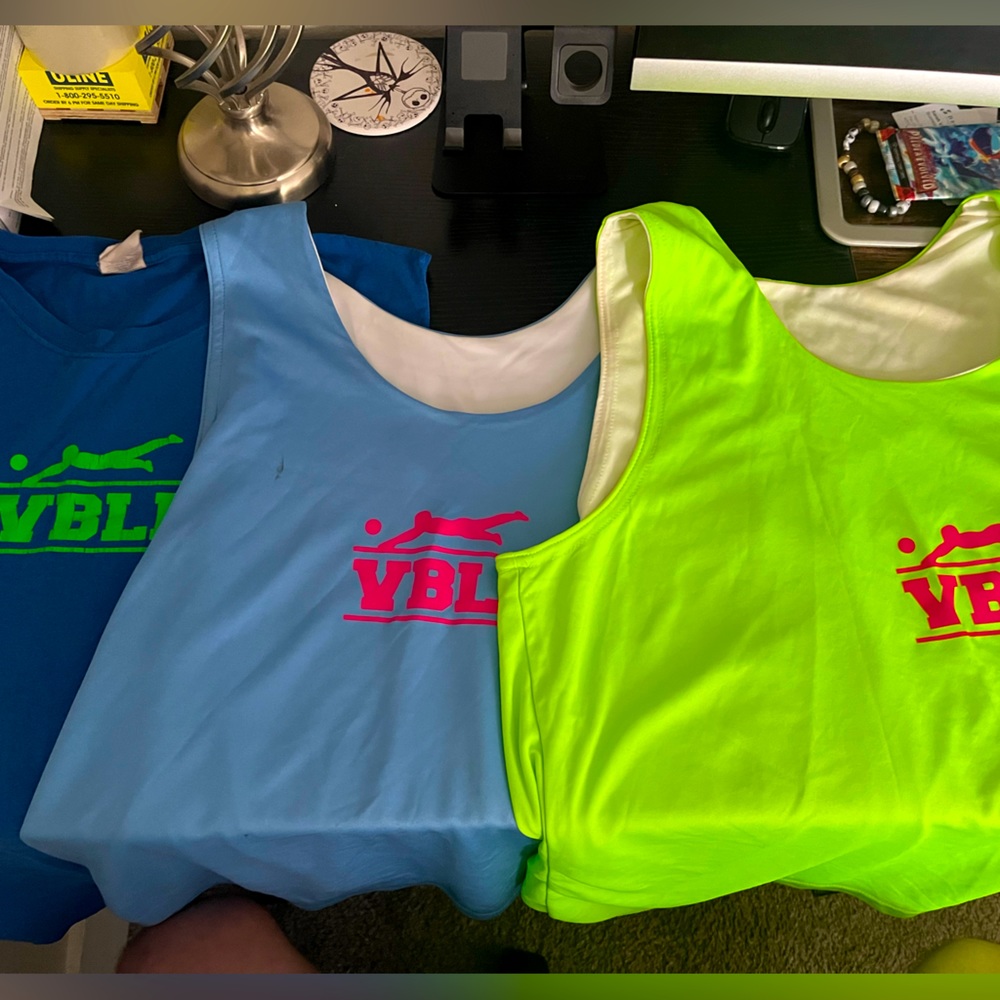 Lot of 3 Men’s VBLI Volleyball Tank Tops!